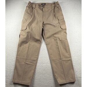 5.11 Tactical Series Cargo Utility Pants Mens 36 Brown Cotton Hiking Outdoor